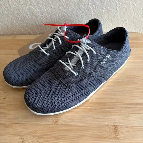 OluKai Waialua Lace Sneaker Pavement Dark Shadow US Women's 6.5 - Picture 2 of 6